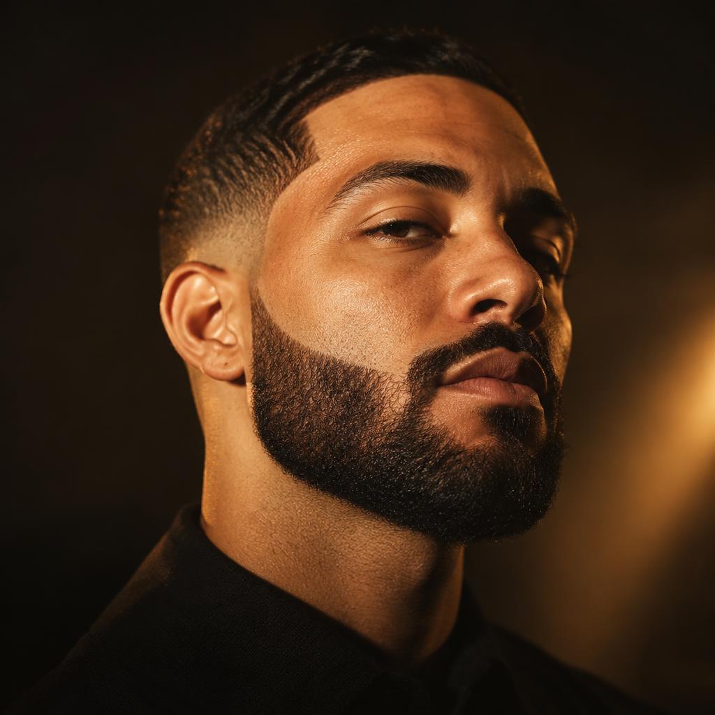 Barba perfilada